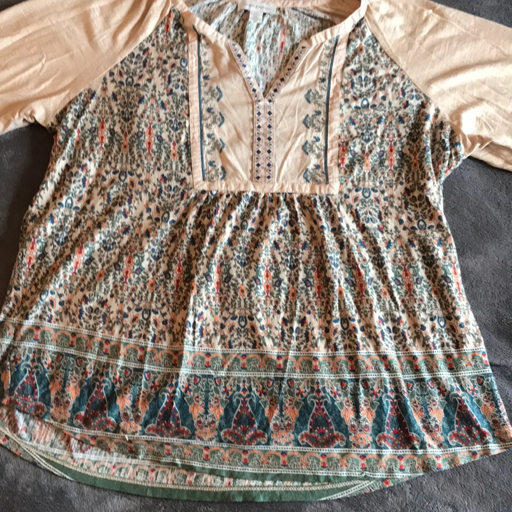 Boho peasant blouse